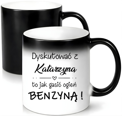 Kubek magiczny prezent dla Szefowej Kierowniczki Koleżanki z imieniem
