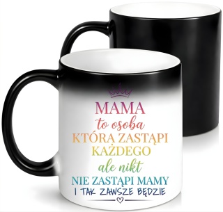 Kubek magiczny z nadrukiem prezent dla MAMY Dzień Matki Mama Teściowa