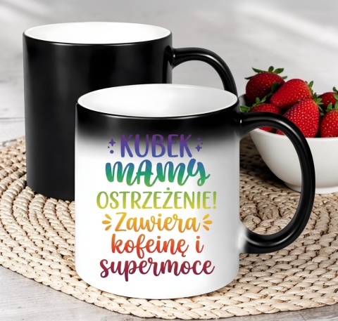 Kubek magiczny z nadrukiem prezent dla MAMY Dzień Matki Mama Teściowa