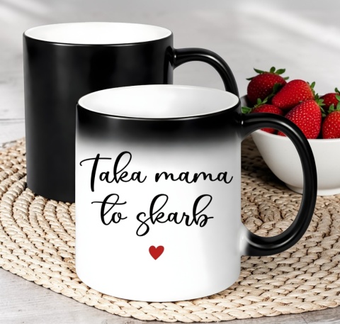 Kubek magiczny z nadrukiem prezent dla MAMY Dzień Matki Mama Teściowa