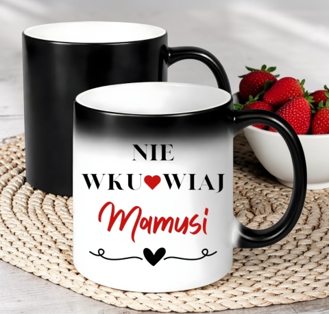 Kubek magiczny z nadrukiem prezent dla MAMY Dzień Matki Mama Teściowa