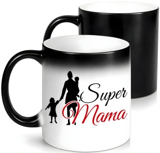 Kubek magiczny z nadrukiem prezent dla MAMY Dzień Matki Mama Teściowa