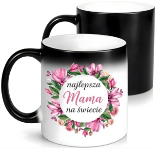 Kubek magiczny z nadrukiem prezent dla MAMY Dzień Matki Mama Teściowa
