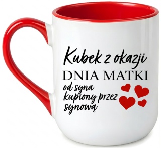 Kubek z nadrukiem prezent dla MAMY Dzień Matki Mama Teściowa