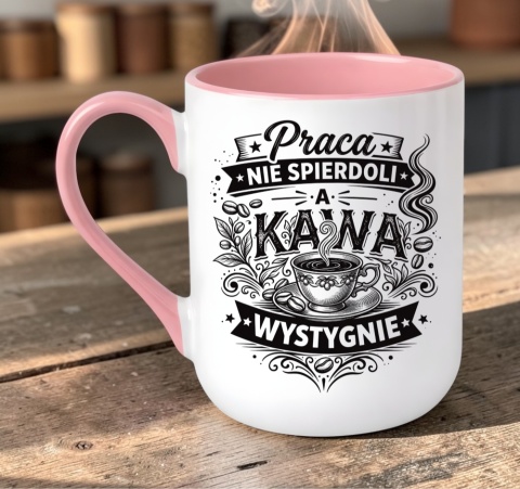 Kubek z nadrukiem śmieszny prezent dla Koleżanki z pracy Dziewczyny Mamy