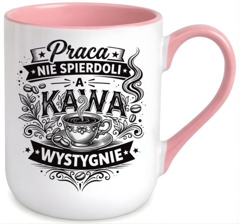 Kubek z nadrukiem śmieszny prezent dla Koleżanki z pracy Dziewczyny Mamy