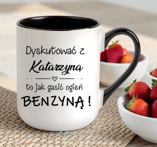 Kubek z nadrukiem śmieszny prezent dla Szefowej Koleżanki Żony z imieniem