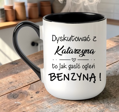 Kubek z nadrukiem śmieszny prezent dla Szefowej Koleżanki Żony z imieniem