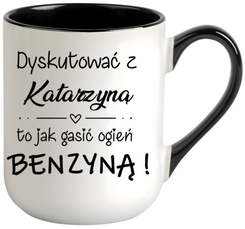 Kubek z nadrukiem śmieszny prezent dla Szefowej Koleżanki Żony z imieniem