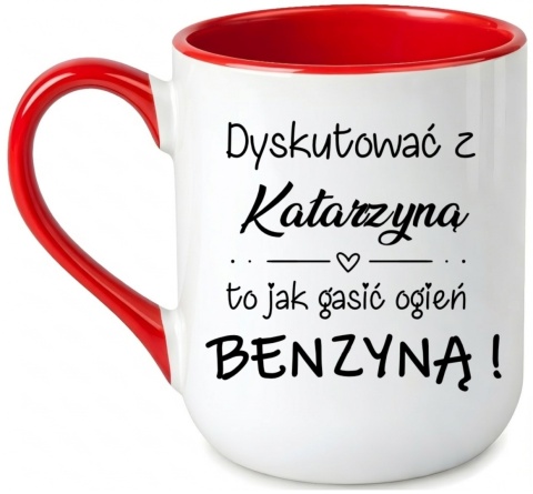 Kubek z nadrukiem śmieszny prezent dla Szefowej Koleżanki Żony z imieniem
