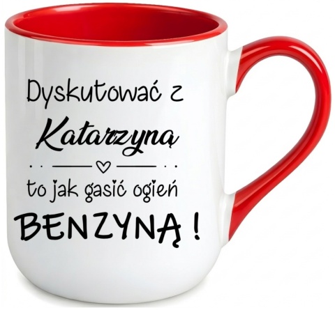 Kubek z nadrukiem śmieszny prezent dla Szefowej Koleżanki Żony z imieniem