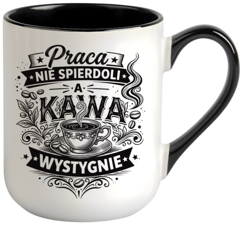 Kubek z nadrukiem śmieszny tekst prezent dla Koleżanki Kolegi z pracy