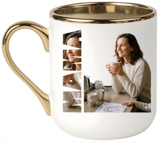 Kubek Premium FOTO prezent Dzień Matki dla MAMY napis ze zdjęcia Mama