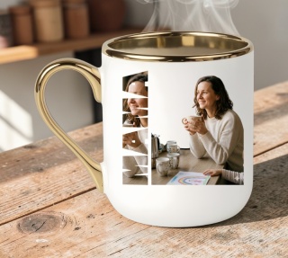 Kubek Premium FOTO prezent Dzień Matki dla MAMY napis ze zdjęcia Mama