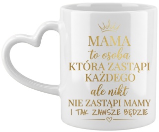 Kubek z nadrukiem prezent dla MAMY Dzień Matki Mama Teściowa uchwyt serce
