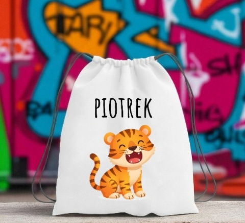 Worek na buty kapcie Plecak do Szkoły Przedszkola z imieniem Dziecka wzory