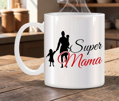 Zestaw Poduszka Kubek oryginalny Prezent dla Mamy Dzień Matki Urodziny Mama