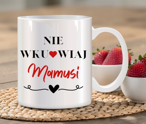 Zestaw Poduszka Kubek oryginalny Prezent dla Mamy Dzień Matki Urodziny Mama
