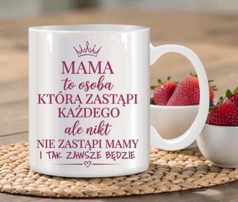 Zestaw Poduszka Kubek oryginalny Prezent dla Mamy Dzień Matki Urodziny Mama