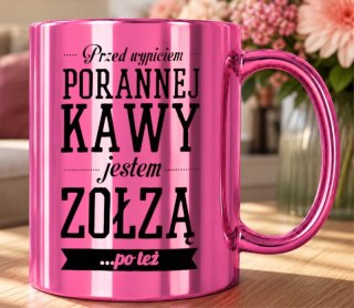 KUBEK RÓŻOWY PREMIUM DLA ŻONY KOLEŻANKI DZIEWCZYNY WALENTYNKI URODZINY