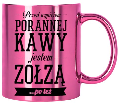 KUBEK RÓŻOWY PREMIUM DLA ŻONY KOLEŻANKI DZIEWCZYNY WALENTYNKI URODZINY