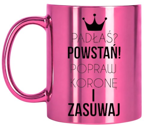 KUBEK RÓŻOWY PREMIUM DLA ŻONY KOLEŻANKI DZIEWCZYNY WALENTYNKI URODZINY