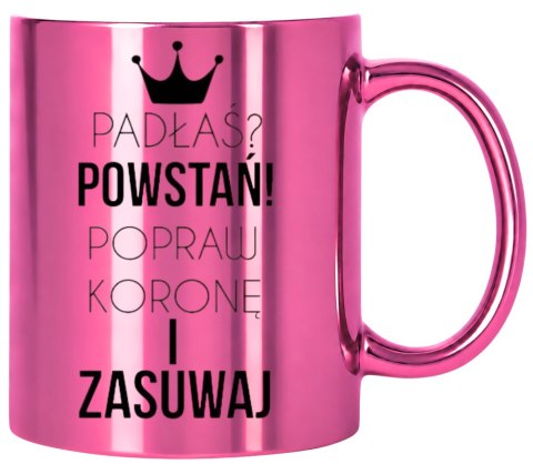 KUBEK RÓŻOWY PREMIUM DLA ŻONY KOLEŻANKI DZIEWCZYNY WALENTYNKI URODZINY