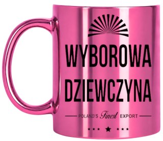KUBEK RÓŻOWY PREMIUM DLA ŻONY KOLEŻANKI DZIEWCZYNY WALENTYNKI URODZINY