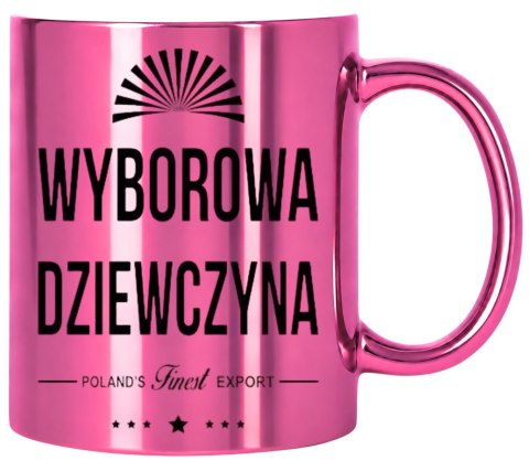 KUBEK RÓŻOWY PREMIUM DLA ŻONY KOLEŻANKI DZIEWCZYNY WALENTYNKI URODZINY