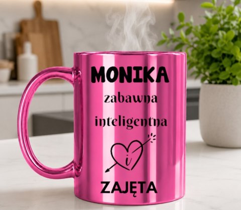 KUBEK RÓŻOWY PREMIUM PREZENT DLA ŻONY KOLEŻANKI DZIEWCZYNY URODZINY