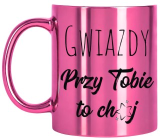 KUBEK ZŁOTY PREMIUM PREZENT DLA ŻONY KOLEŻANKI DZIEWCZYNY URODZINY