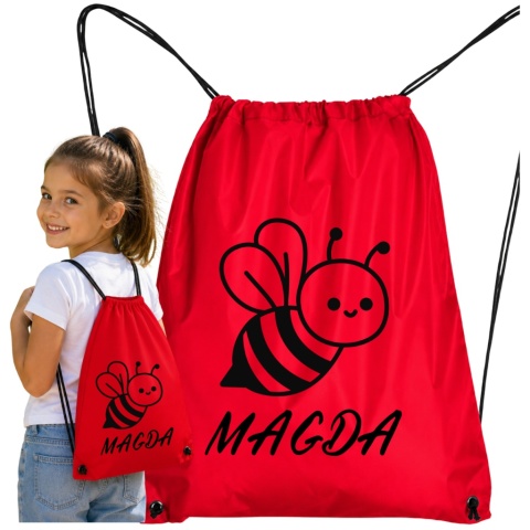 Worek na buty kapcie Plecak do Szkoły Przedszkola z imieniem Dziecka wzory