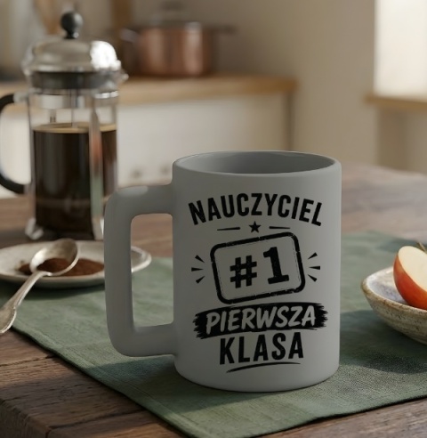 Kubek 400ml DUŻY oryginalny prezent Dzień Nauczyciela koniec Roku Szkolnego