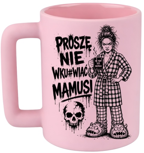 Kubek 400ml DUŻY z nadrukiem prezent dla MAMY Dzień Matki Mama Teściowa