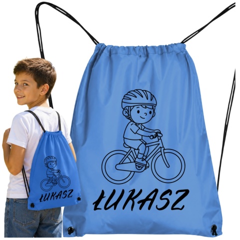 Worek na buty kapcie Plecak do Szkoły Przedszkola z imieniem Dziecka wzory