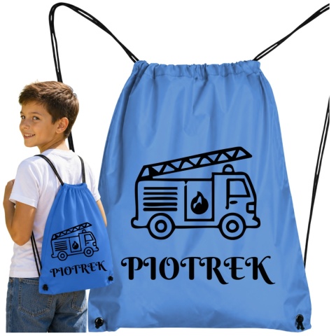 Worek na buty kapcie Plecak do Szkoły Przedszkola z imieniem Dziecka wzory