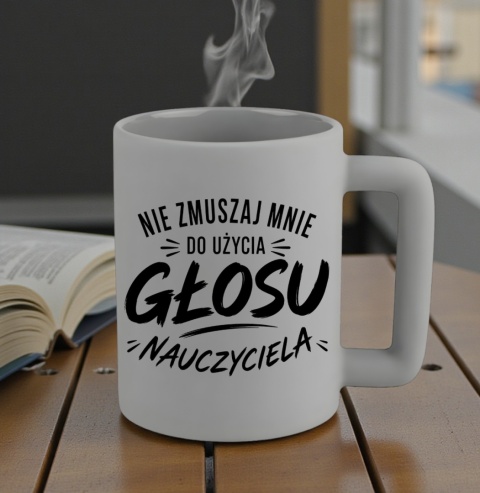 Kubek 400ml DUŻY oryginalny prezent Dzień Nauczyciela koniec Roku Szkolnego