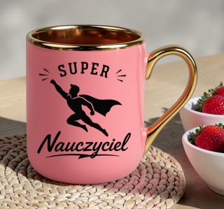 Kubek PREMIUM prezent z dedykacją Dzień Nauczyciela koniec Roku Szkolnego