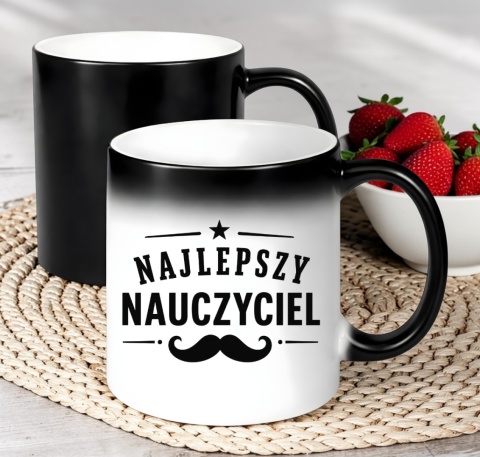 Kubek magiczny oryginalny prezent Dzień Nauczyciela koniec Roku Szkolnego