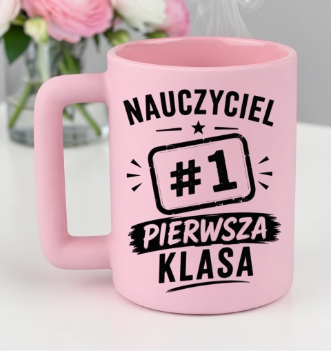 Kubek 400ml DUŻY oryginalny prezent Dzień Nauczyciela koniec Roku Szkolnego