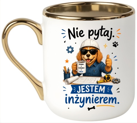 Kubek PREMIUM prezent Pan INŻYNIER upominek na zakończenie studiów