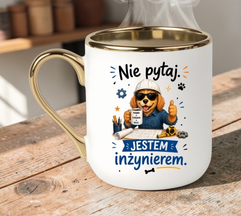 Kubek PREMIUM prezent Pan INŻYNIER upominek na zakończenie studiów