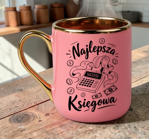 Kubek PREMIUM z nadrukiem śmieszny prezent dla Księgowej