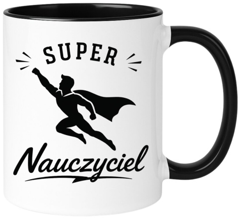 Kubek z nadrukiem śmieszny prezent Dzień Nauczyciela koniec Roku Szkolnego