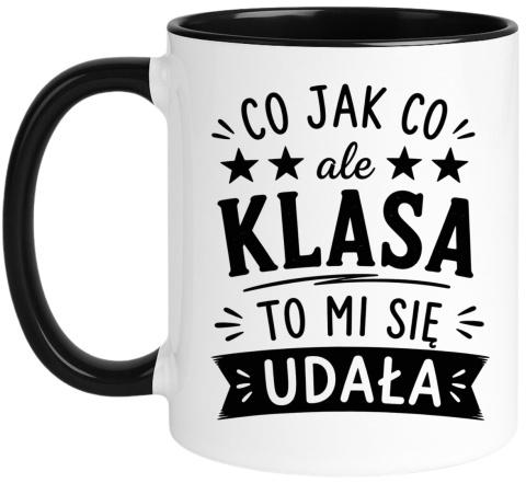 Kubek z nadrukiem śmieszny prezent Dzień Nauczyciela koniec Roku Szkolnego