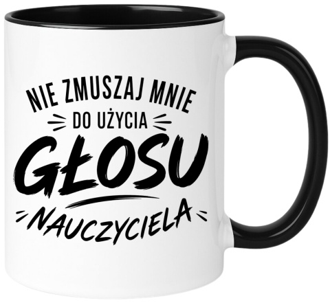 Kubek z nadrukiem śmieszny prezent Dzień Nauczyciela koniec Roku Szkolnego