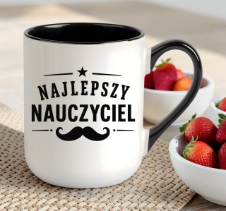Kubek z nadrukiem śmieszny prezent Dzień Nauczyciela koniec Roku Szkolnego