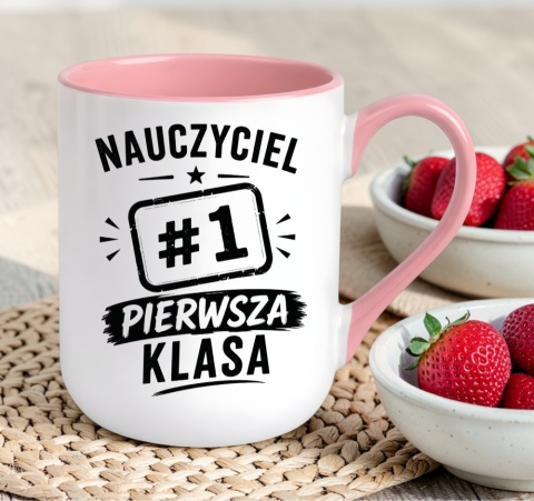 Kubek z nadrukiem śmieszny prezent Dzień Nauczyciela koniec Roku Szkolnego
