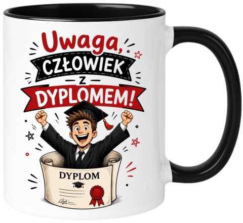 Kubek prezent Pan MAGISTER śmieszny nadruk upominek zakończenie studiów