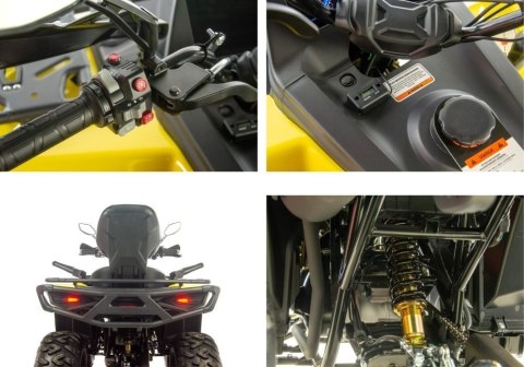 Quad ASIX GLADIATOR 200 4T T3B niebieski - homologacja